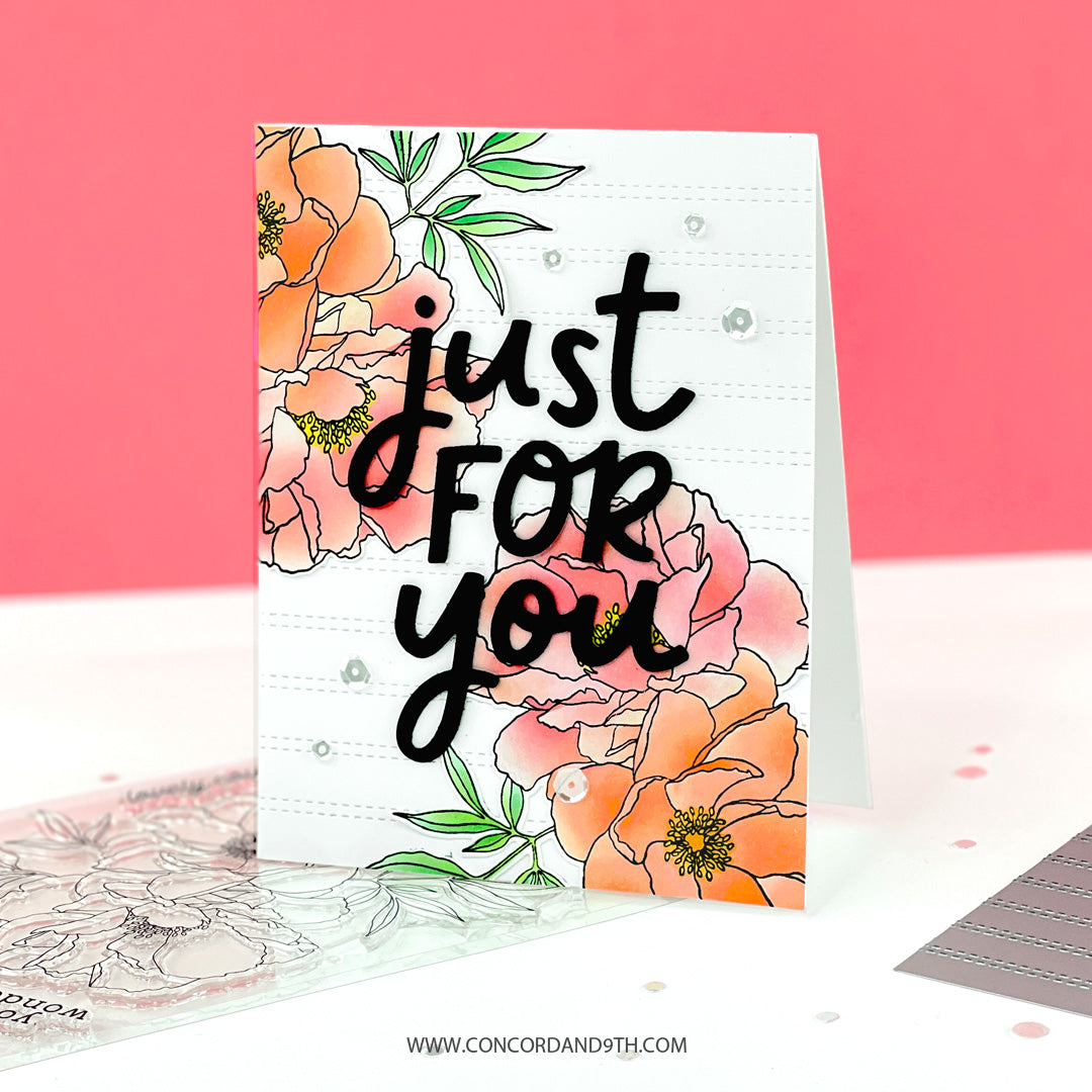 Blended Petals Stencil Pack