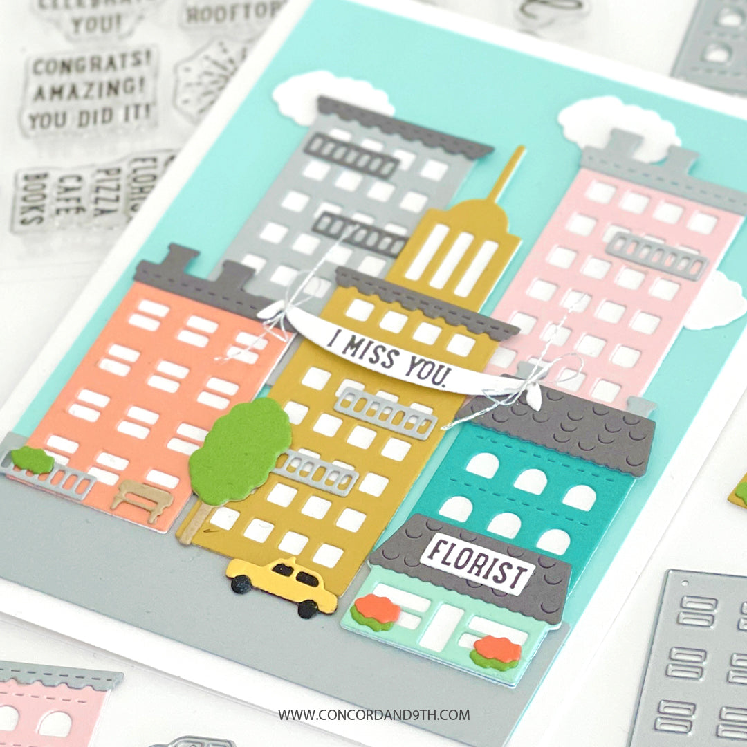 Juego de sellos Downtown Stacks