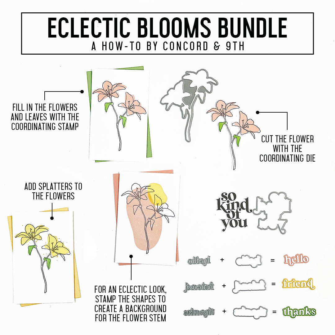 Troqueles Eclectic Blooms