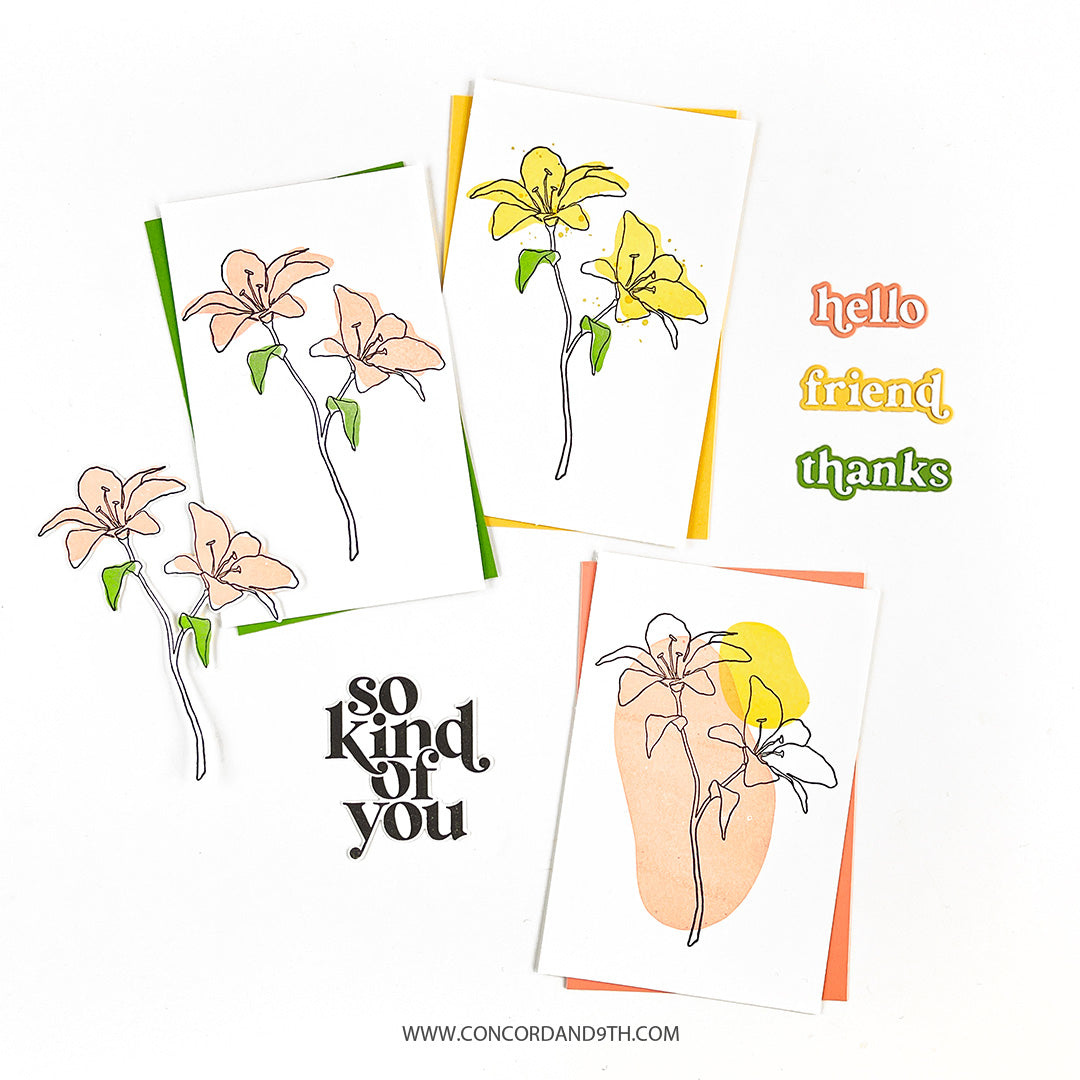 Eclectic Blooms Stamp Set