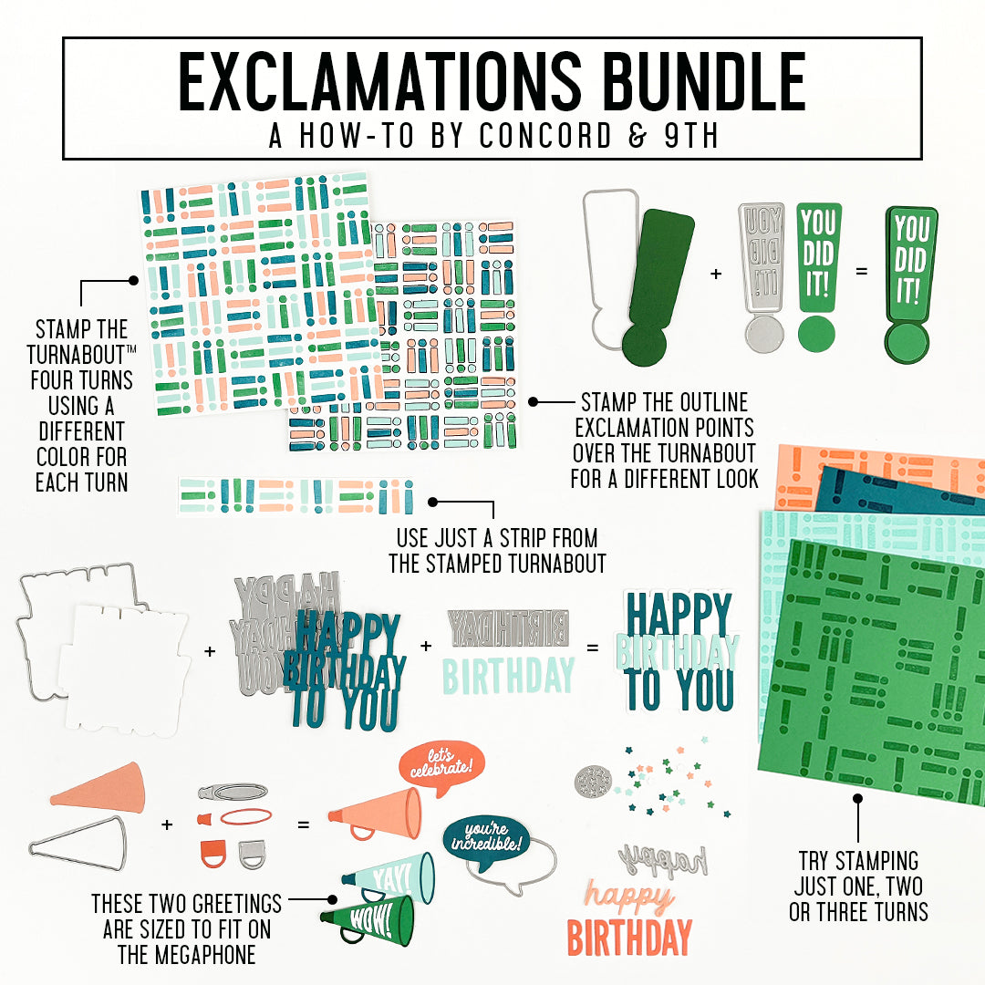Sello Exclamations Turnabout™ 