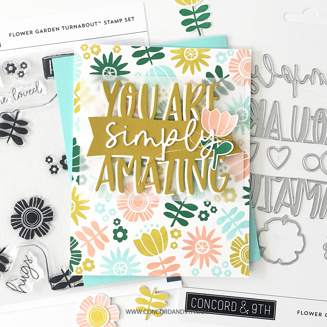 Flower Garden Turnabout™ Stamp Set