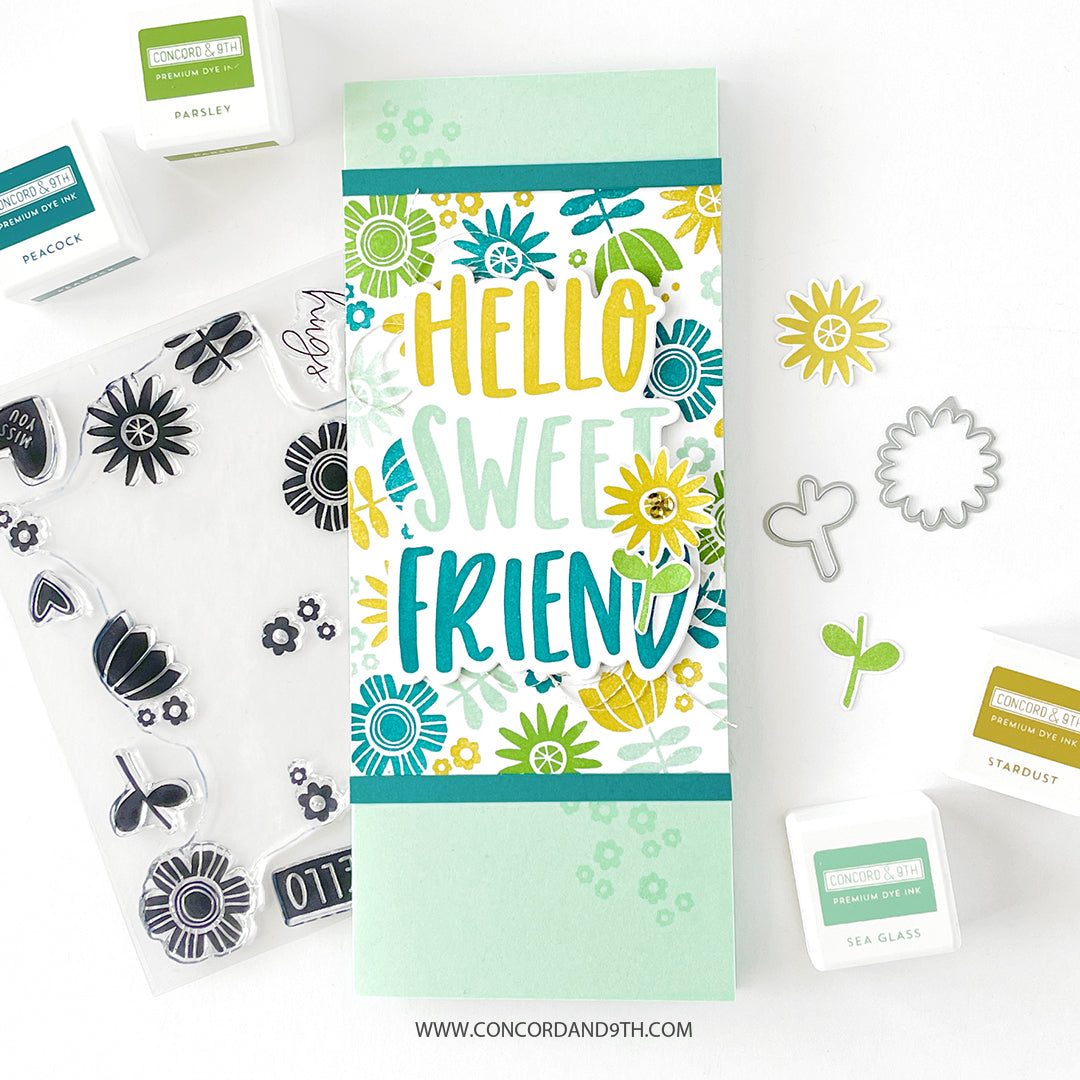 Flower Garden Turnabout™ Stamp Set