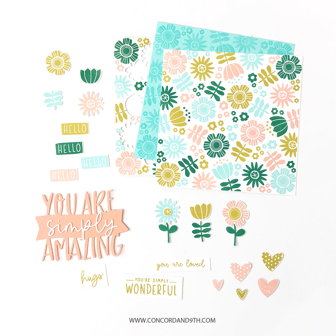 Flower Garden Turnabout™ Stamp Set