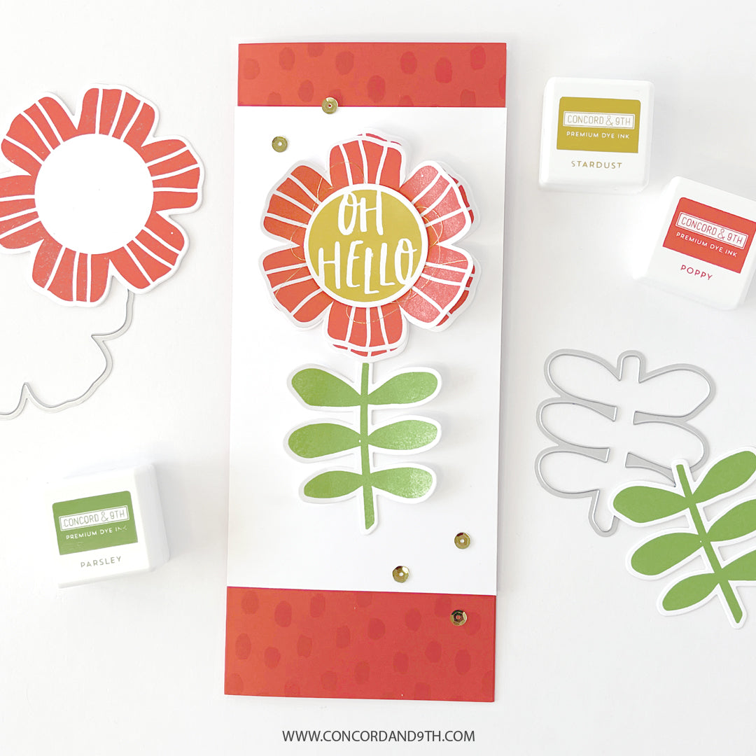 Troqueles con formas de flores para hacer cocteleras