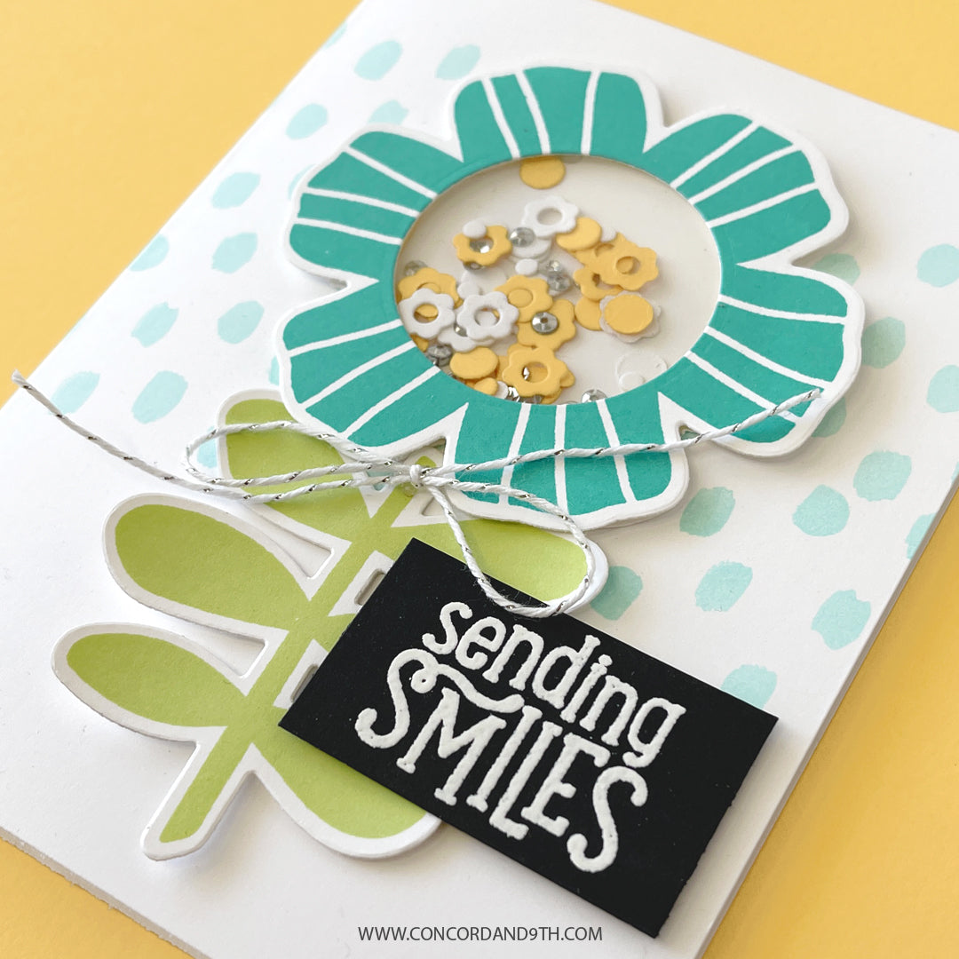 Juego de sellos con formas de flores para hacer cocteleras