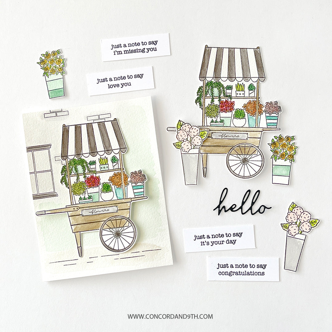Flowers A La Carte Stamp Set