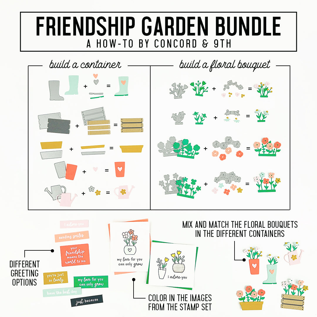 Friendship Garden Stamp Set