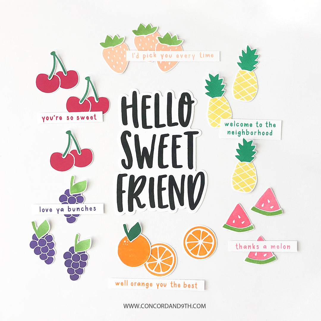 LAST CHANCE: Fruit for Thought Stamp Set