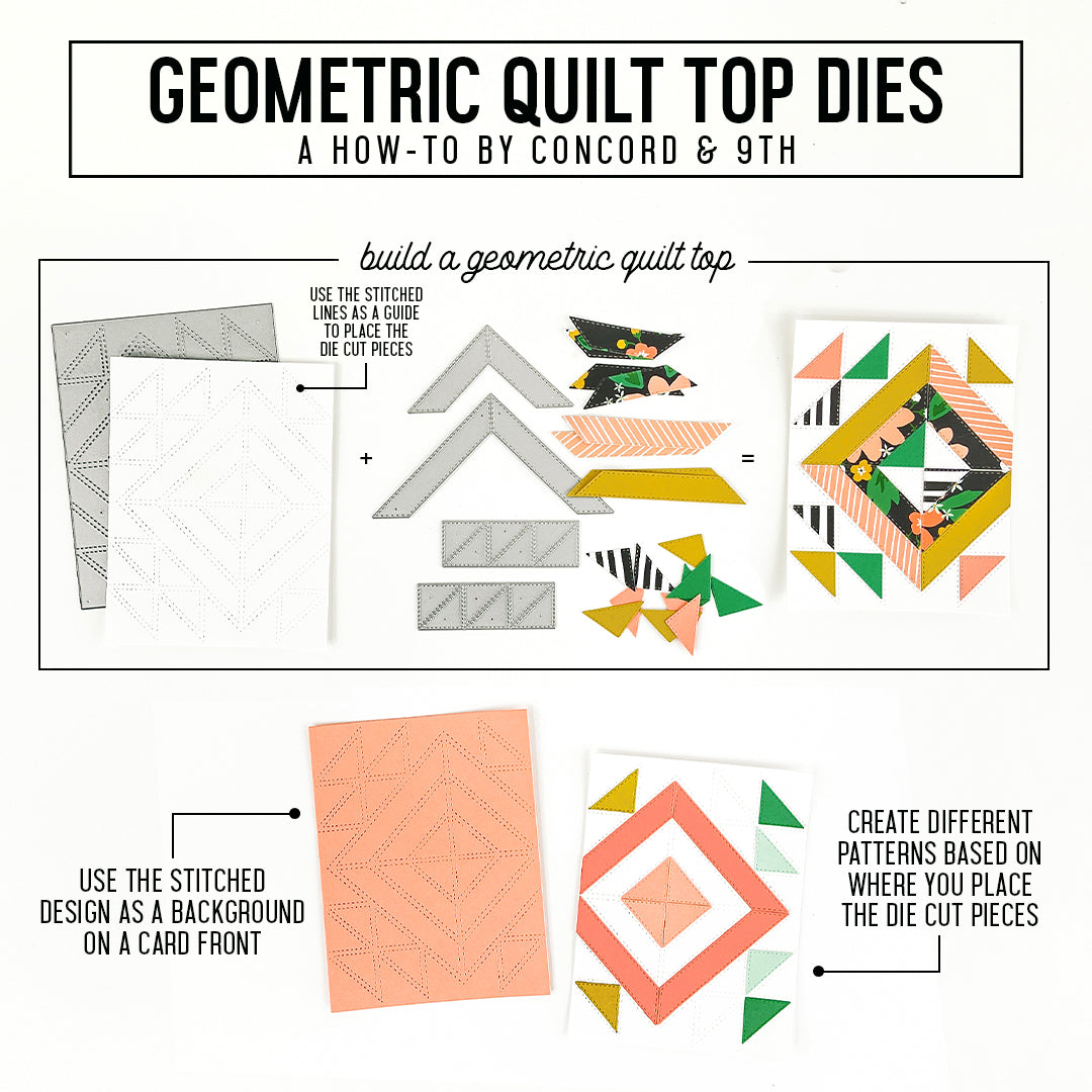 Geometric Quilt Top Dies