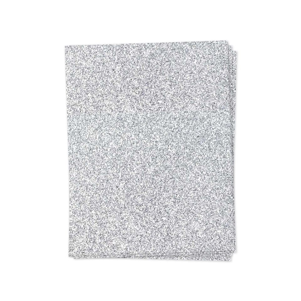 Silver Glitter Paper