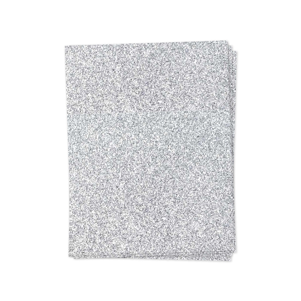 Silver Glitter Paper - Concord & 9th