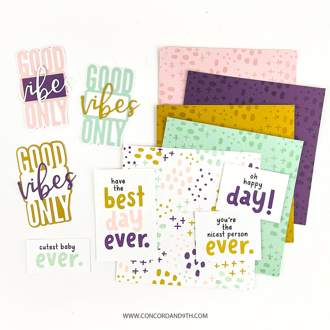 Good Vibes Turnabout™ Stamp Set