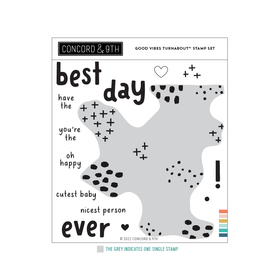 astrostuffs bright サイン LAST CHANCE: Good Vibes Turnabout™ Stamp Set - Concord & 9th