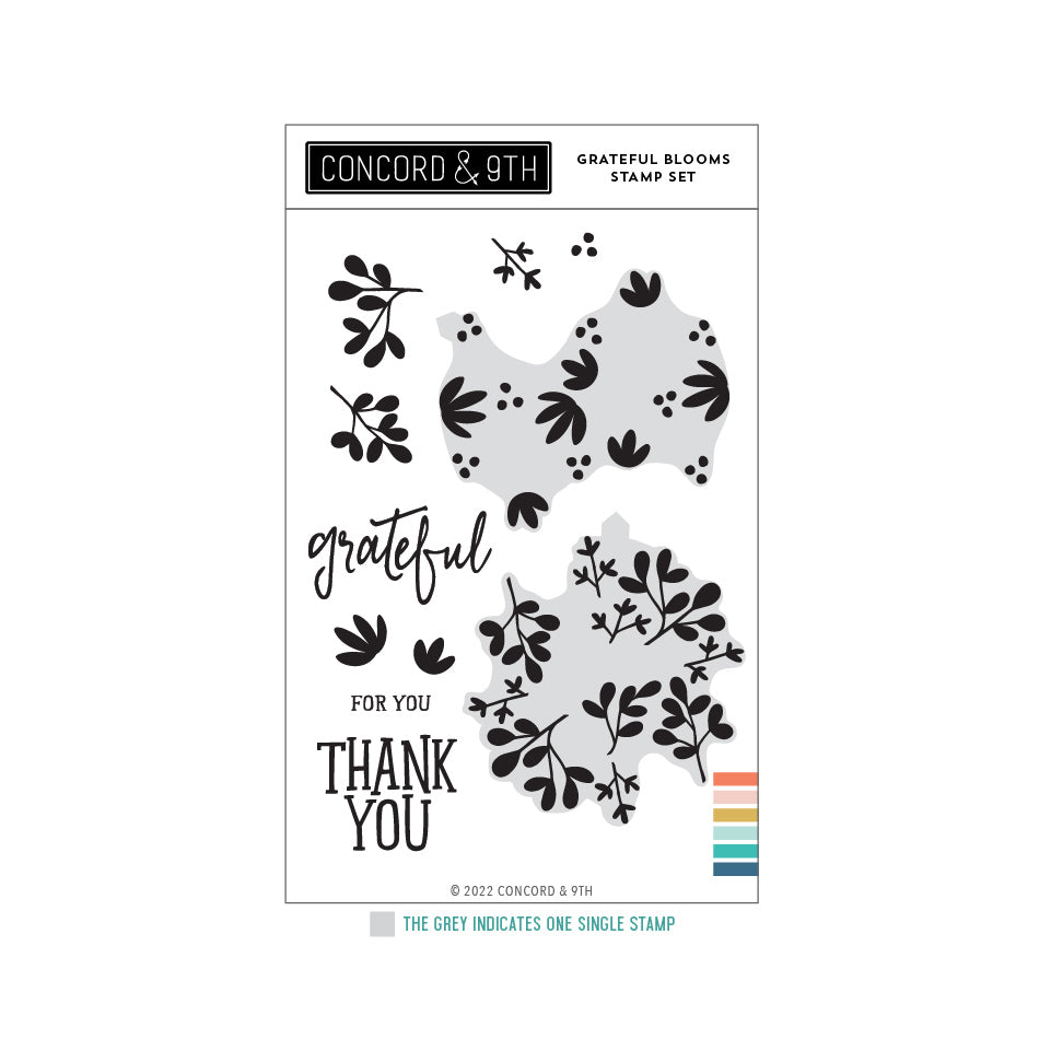 Grateful Blooms Stamp Set WHOLESALE