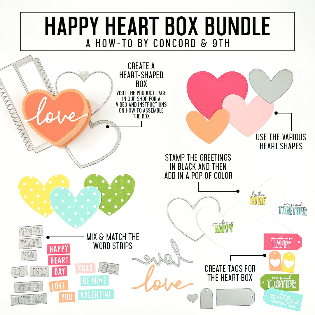 Happy Heart Box Dies