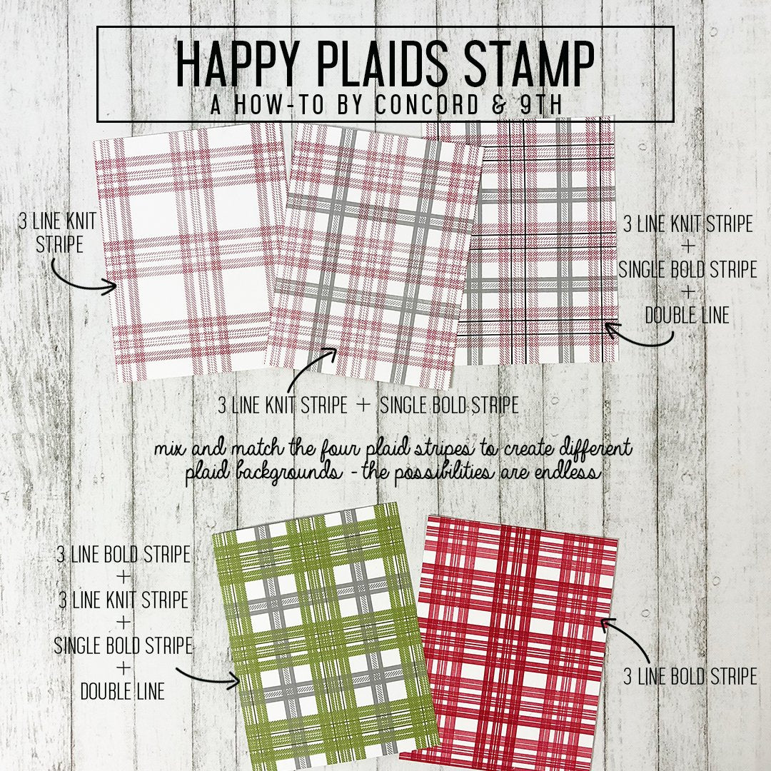 Happy Plaids Stamp Set