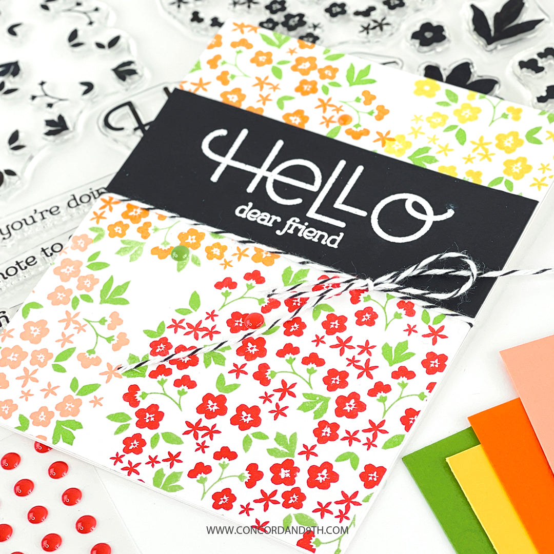 Hello Wishes Stamp Set