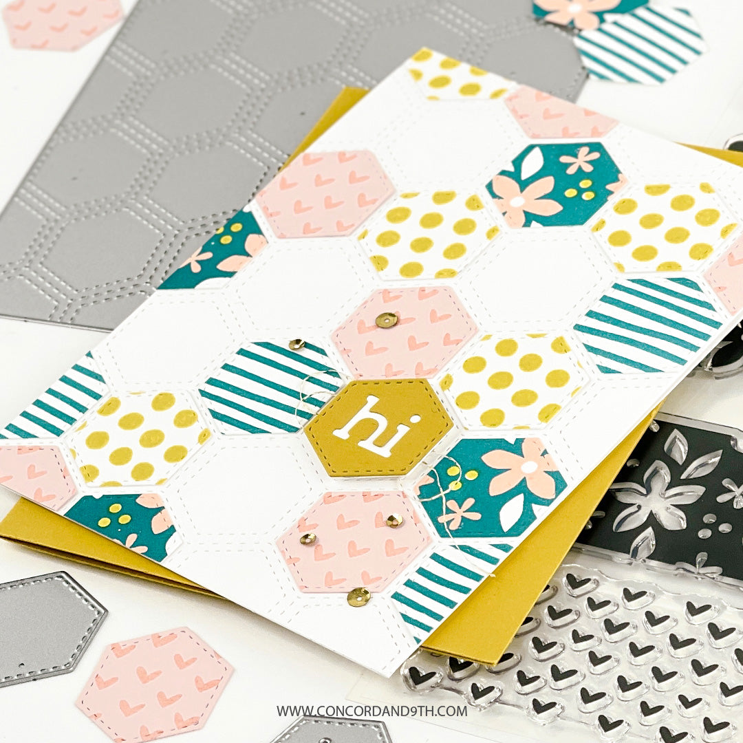 Troqueles para colchas con forma de panal