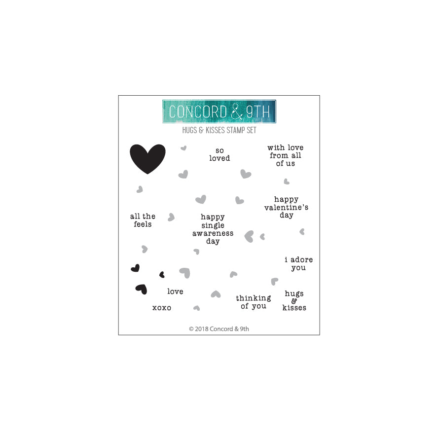 LAST CHANCE: Hugs &amp; Kisses Turnabout™ Stamp Set