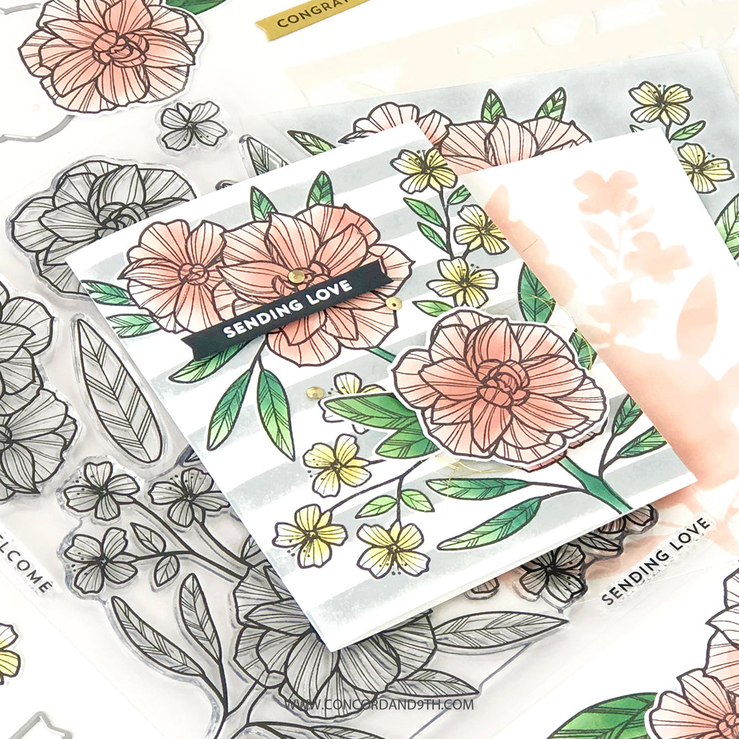 In Bloom Stencil Pack