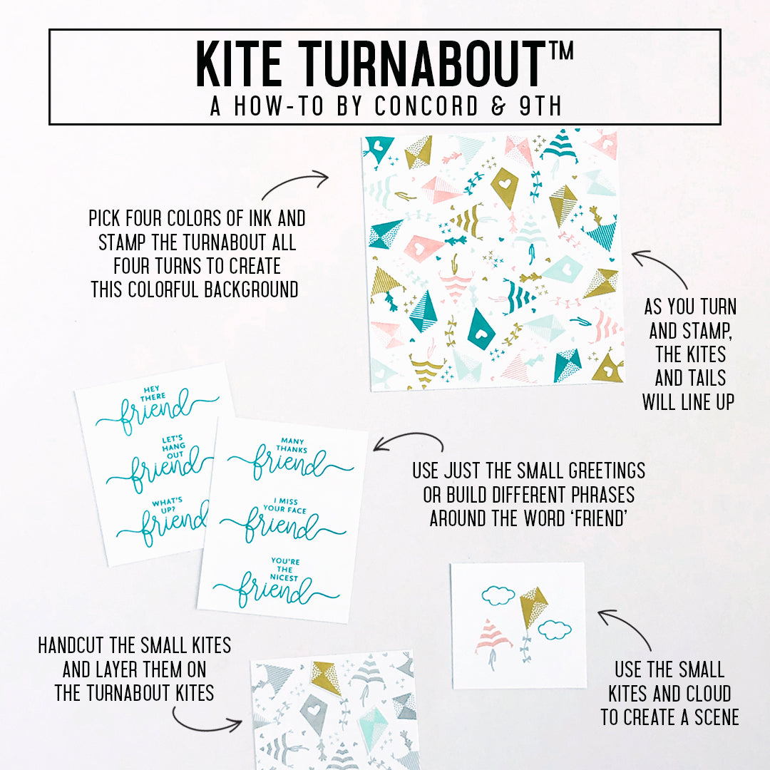 LAST CHANCE: Kite Turnabout™ Stamp Set
