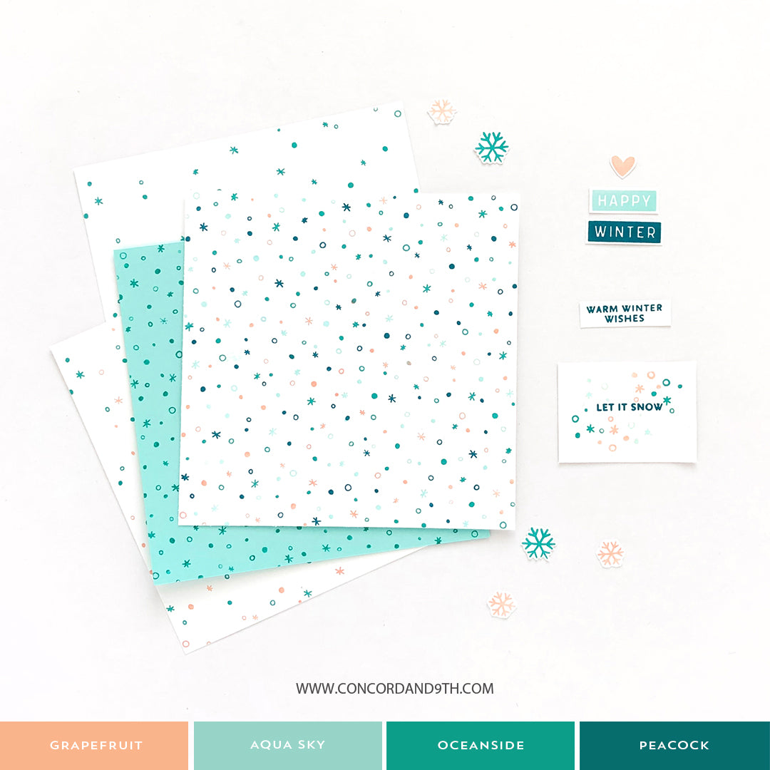 Juego de sellos Let It Snow Turnabout™