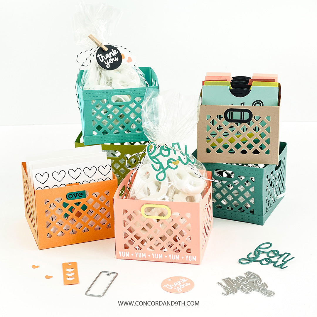Little Crate Tags Stamp Set