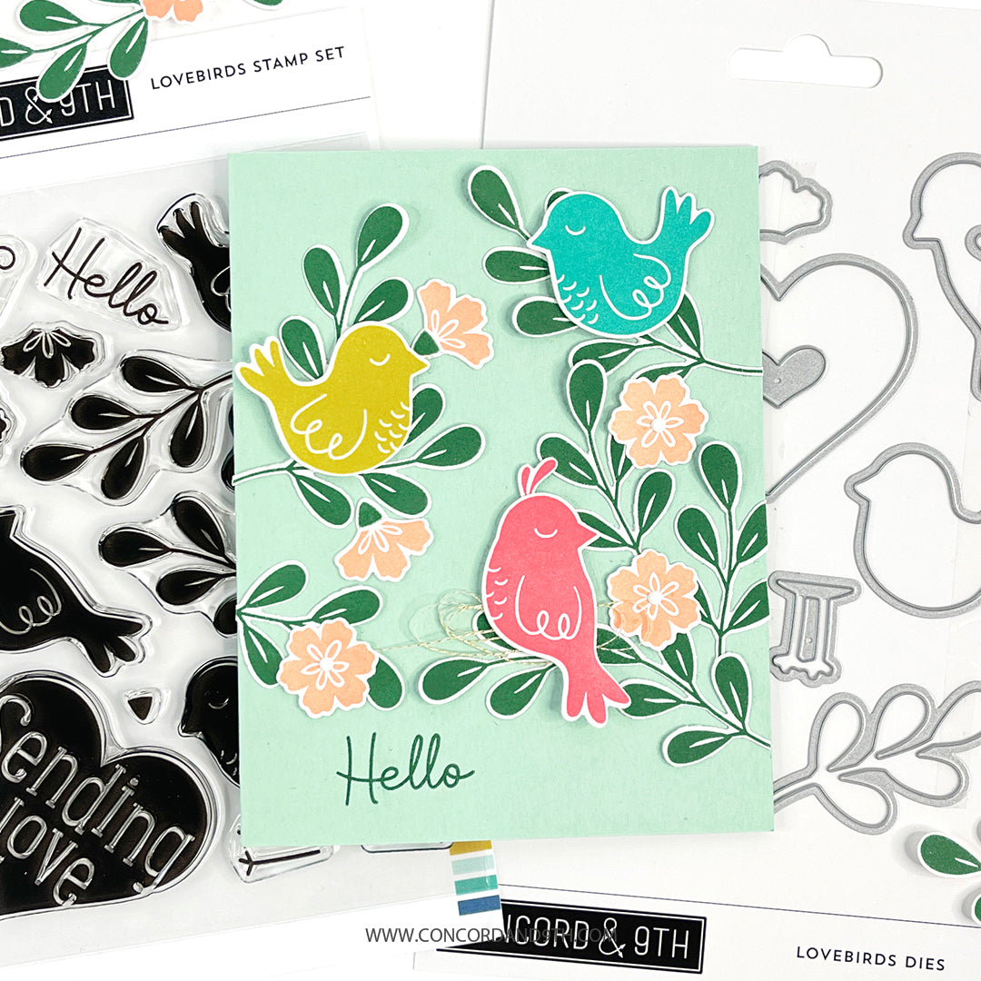 LAST CHANCE: Lovebirds Stamp Set