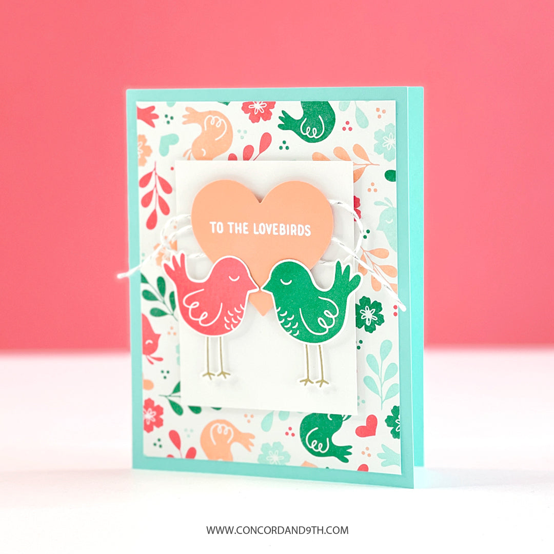 LAST CHANCE: Lovebirds Stamp Set