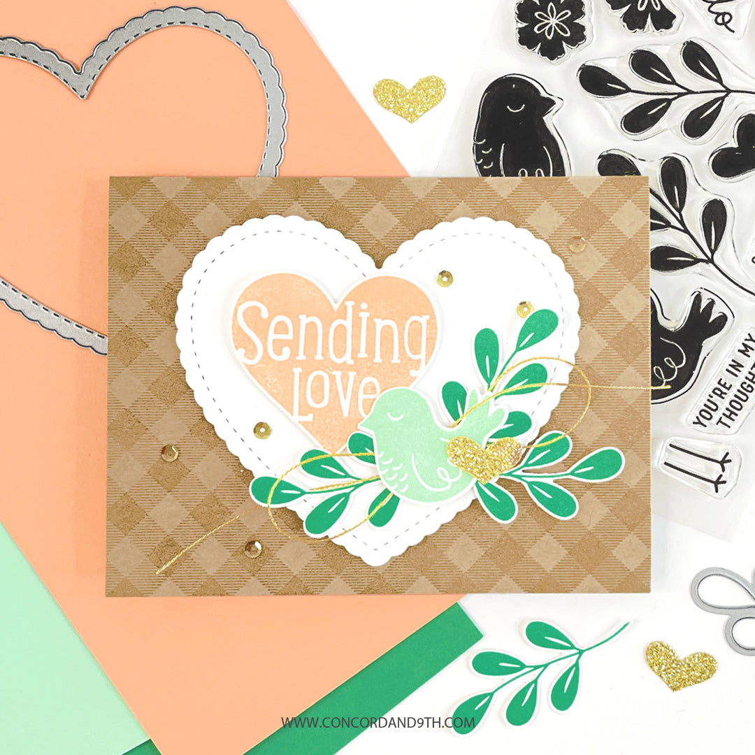 LAST CHANCE: Lovebirds Stamp Set