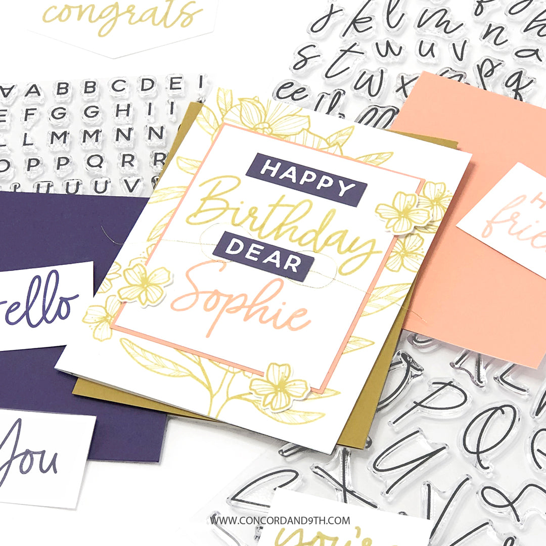 Little Letters Stamp Set