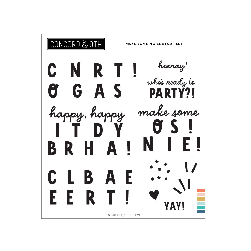 Make Some Noise Stamp Set WHOLESALE