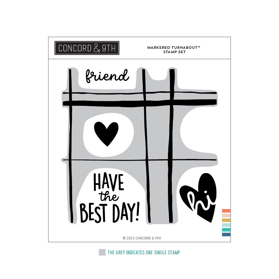 Markered Turnabout™ Stamp Set