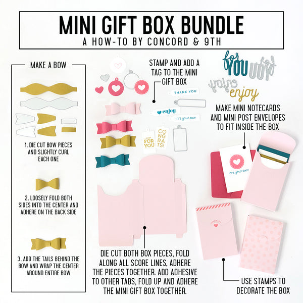 Mini Gift Box Dies - Concord & 9th