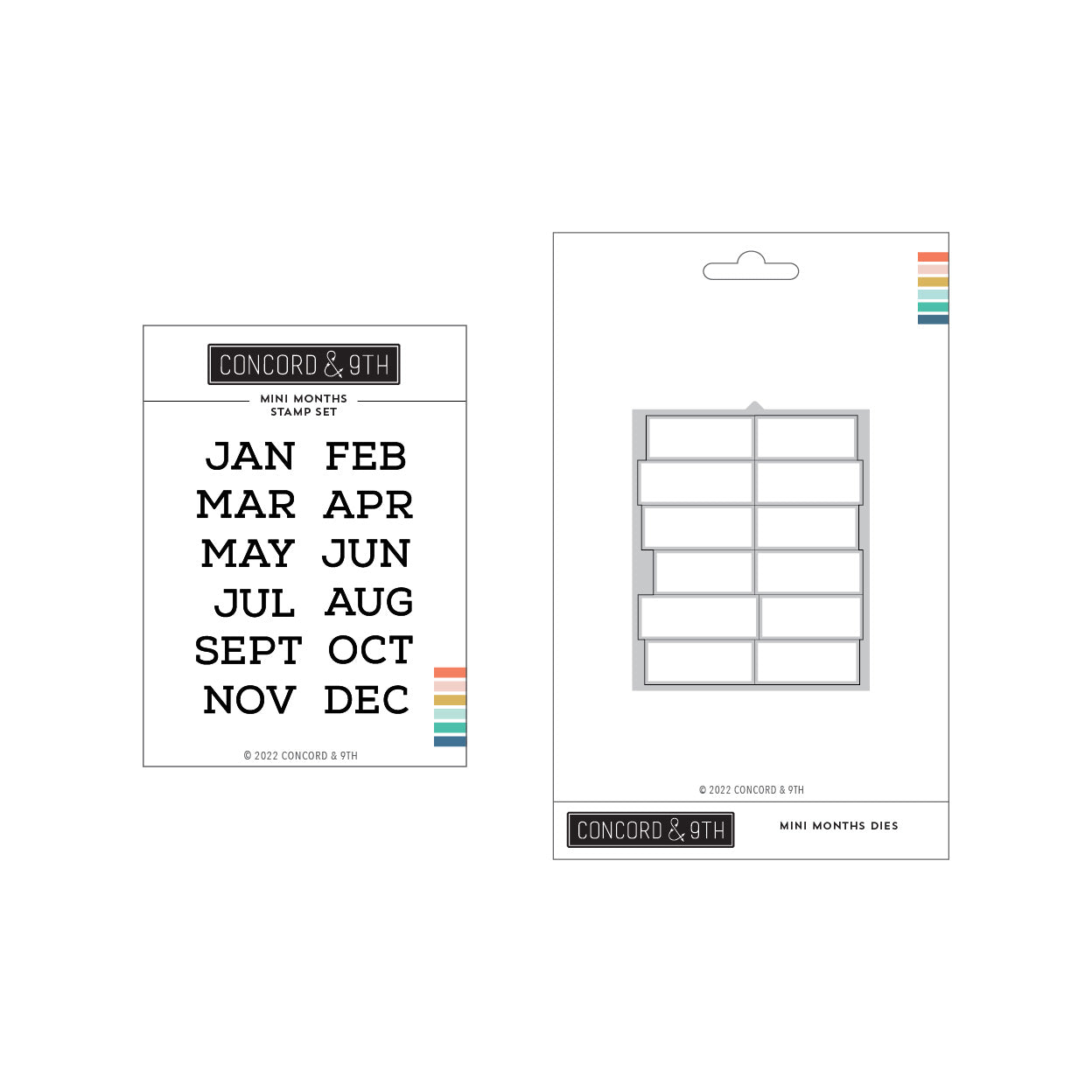 Mini Months Stamp Set - Concord & 9th