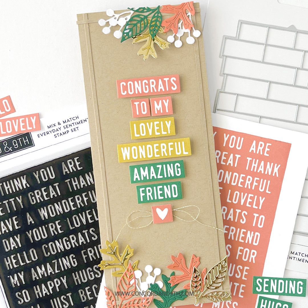 Troquel Mix &amp; Match Everyday Sentiments