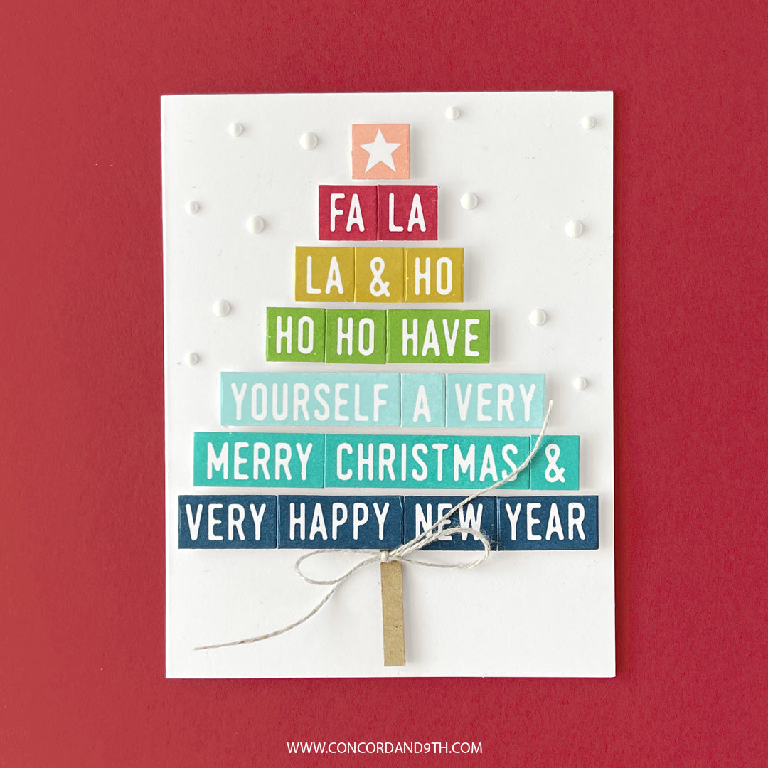 Troquel Mix &amp; Match Holiday Sentiments