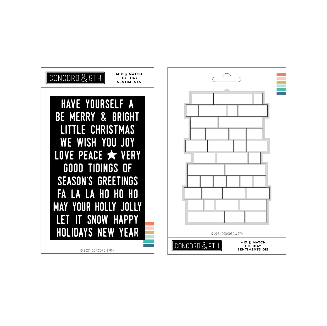 Paquete de sentimientos festivos que combina y combina