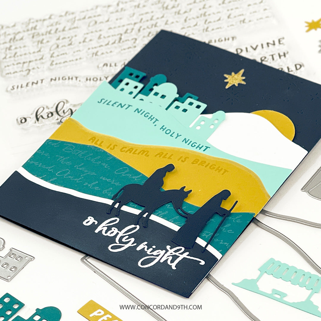 Juego de sellos Oh Noche Divina