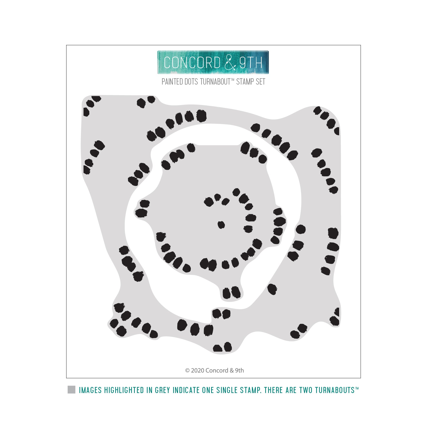 Painted Dots Turnabout™ Stamp