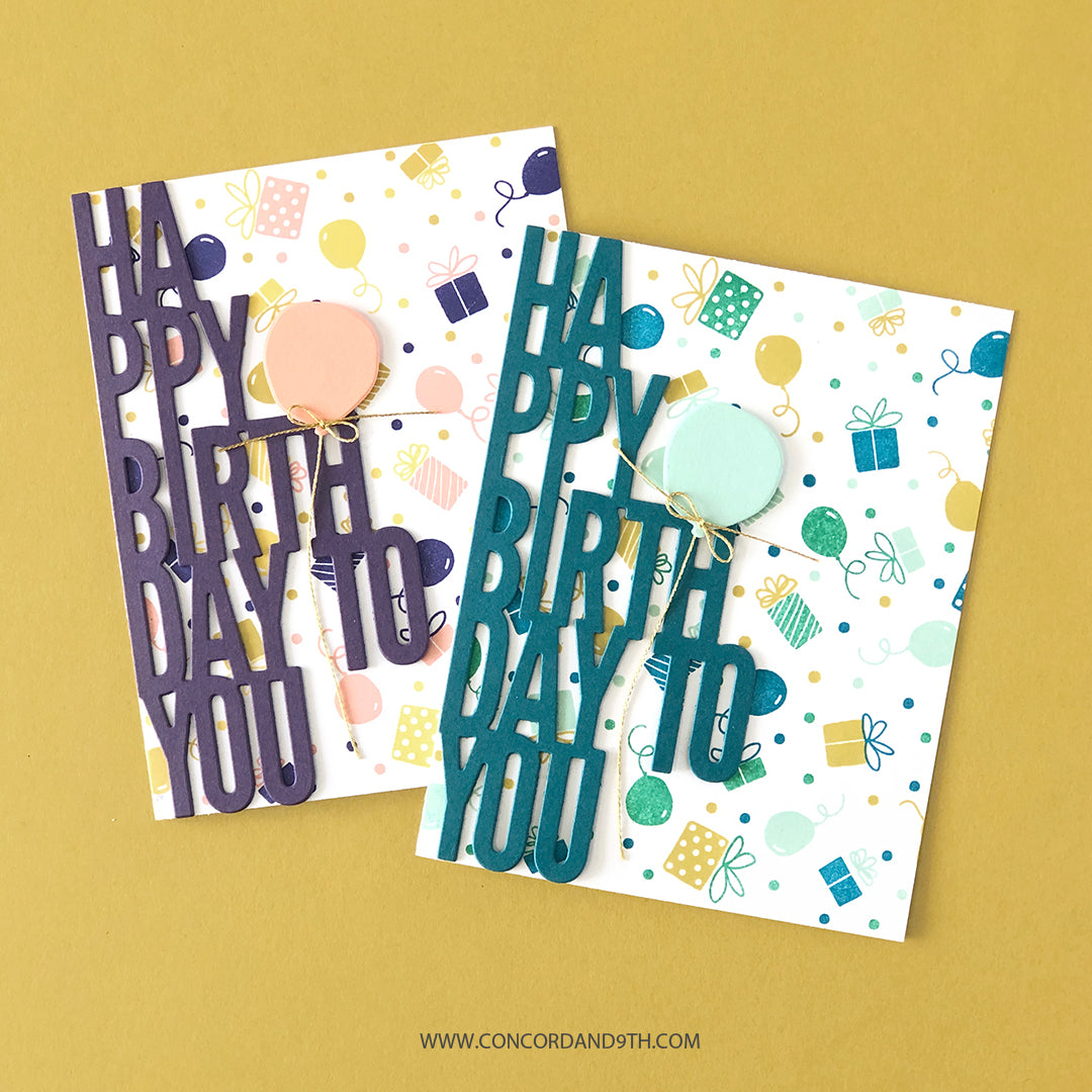 Birthday Perfect Pairings Dies