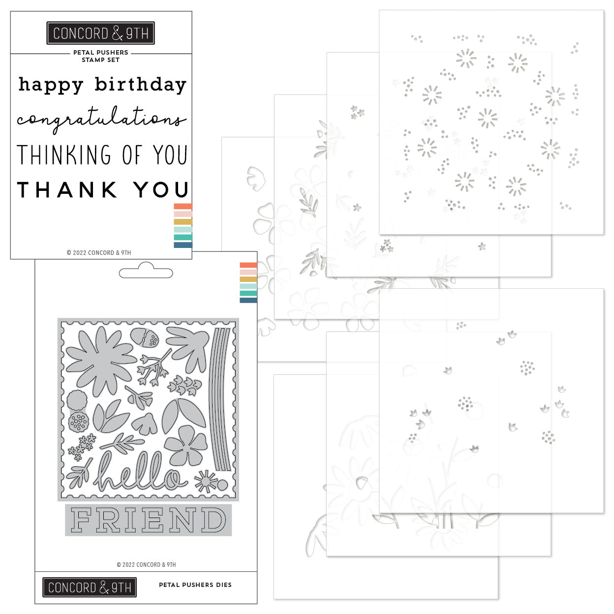 Last Chance: 2024 Calendar Stamp Set - Concord & 9th