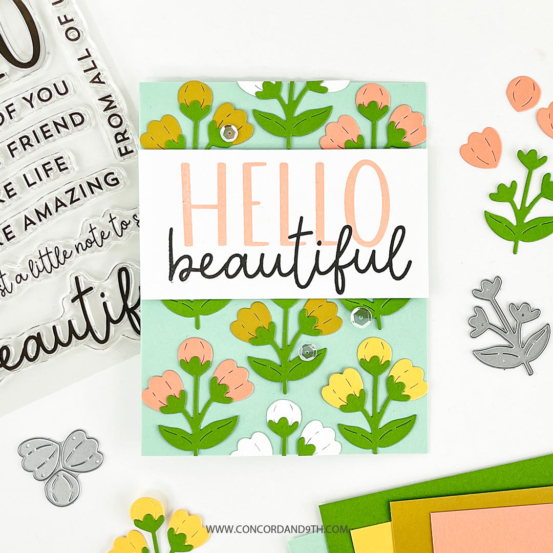 Picked Posie Greetings Stamp Set