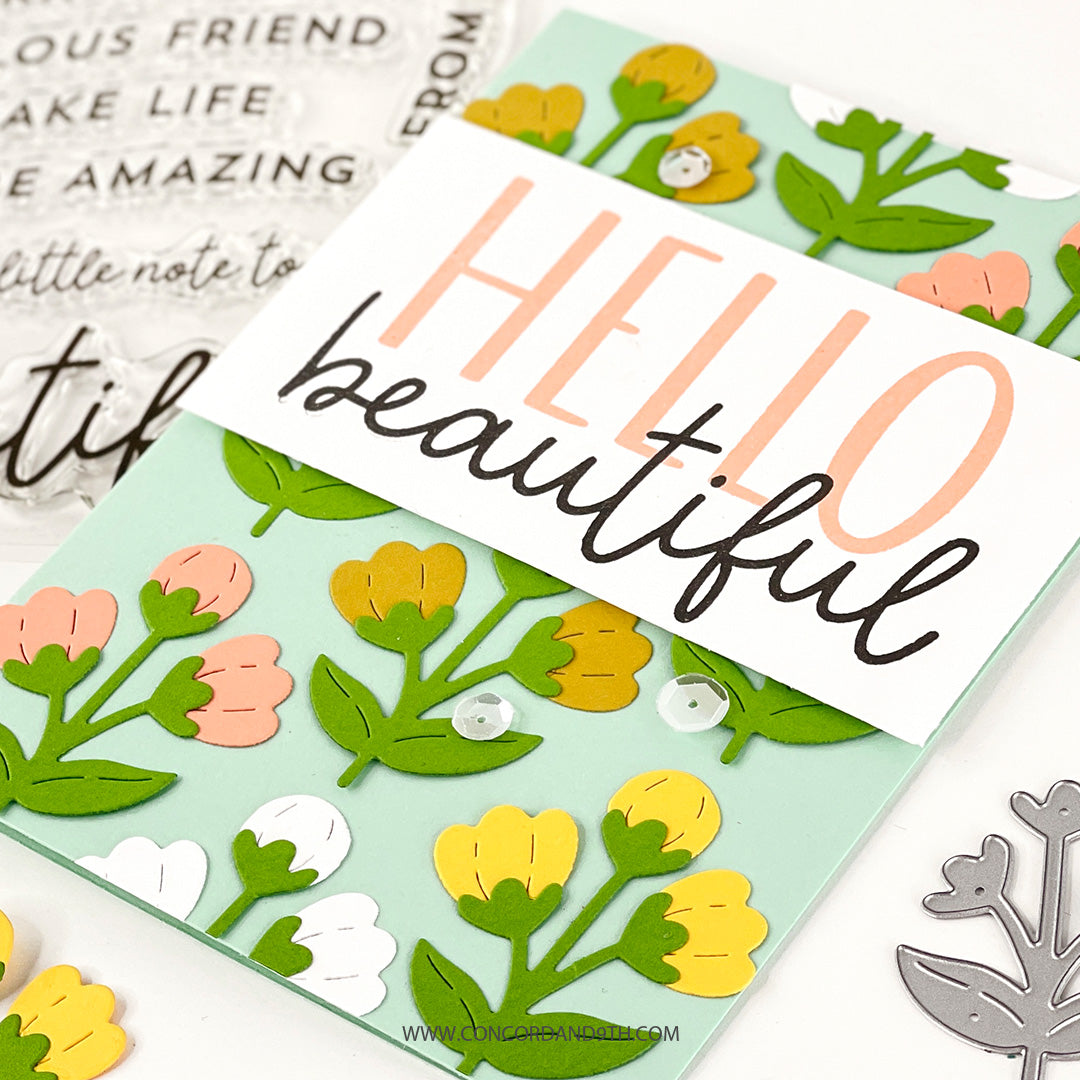 Picked Posie Greetings Stamp Set
