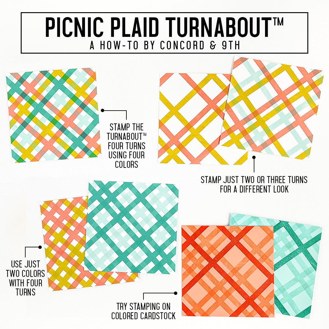 Picnic Plaid Turnabout™ Stamp