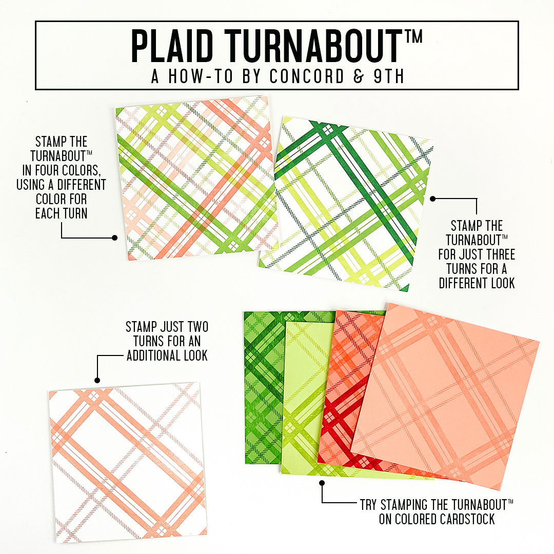 Plaid Turnabout™ Stamp