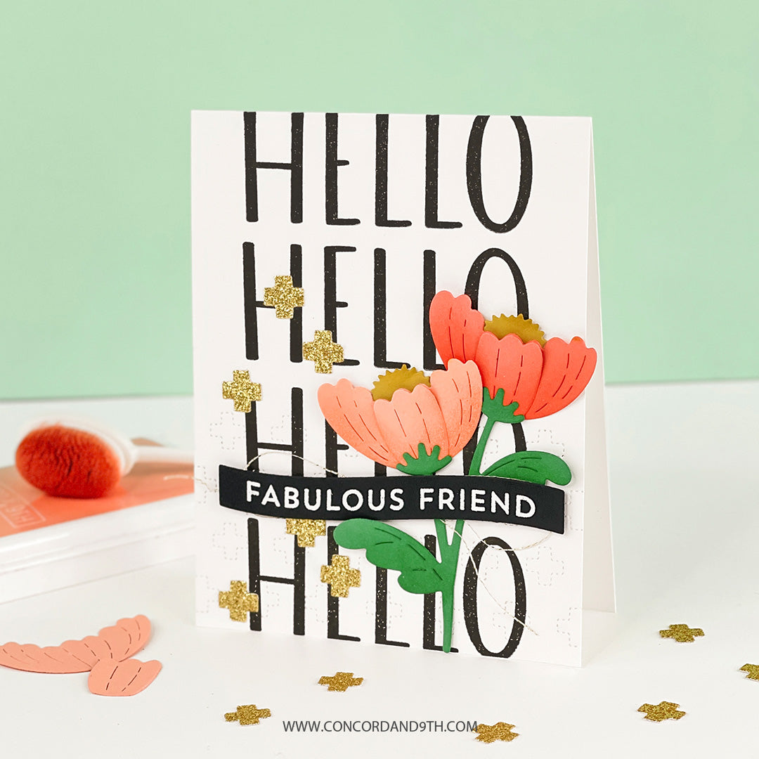 LAST CHANCE: Positively Stitched Card Front Die