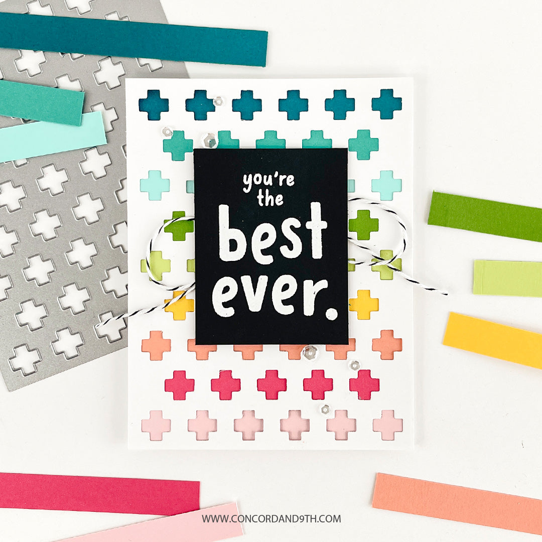 LAST CHANCE: Positively Cut Card Front Die