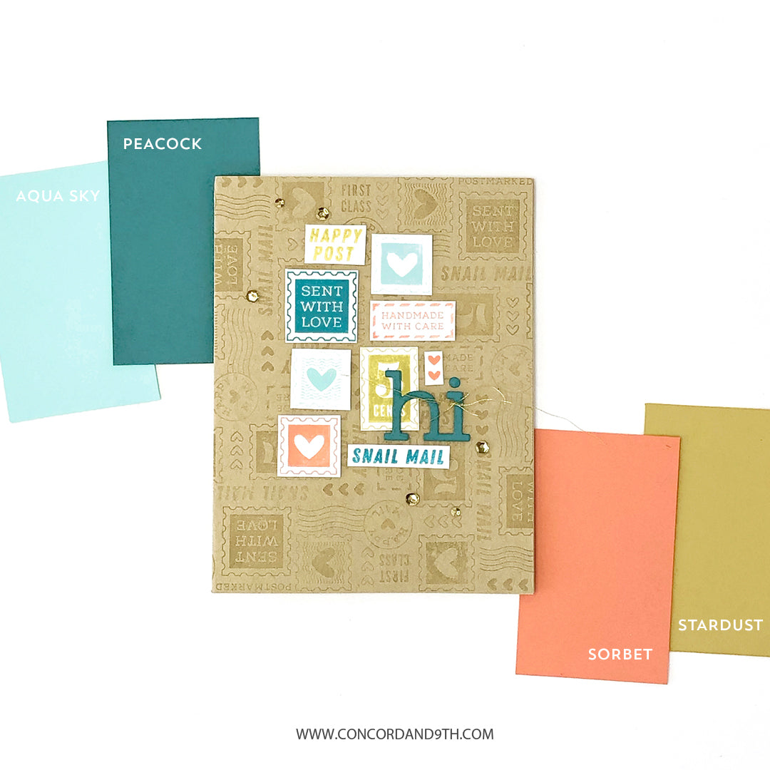 Juego de sellos Turnabout™ con matasellos